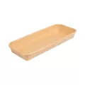 Barquette Sushi Kraft naturel 221x91x24cm